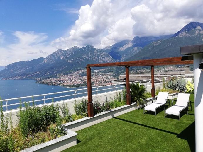 Attico With Big Terrace In Residence With Pool Valbrona Екстер'єр фото