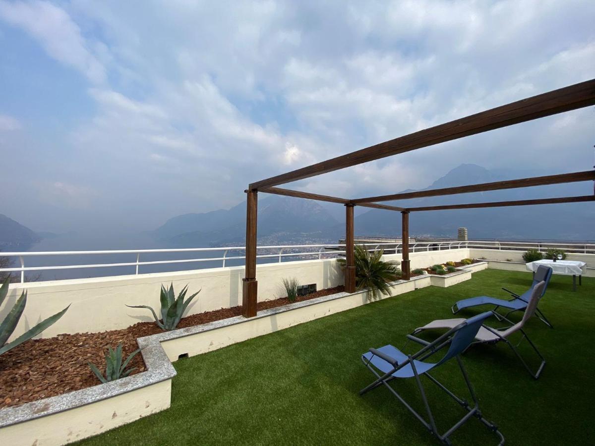 Attico With Big Terrace In Residence With Pool Valbrona Екстер'єр фото