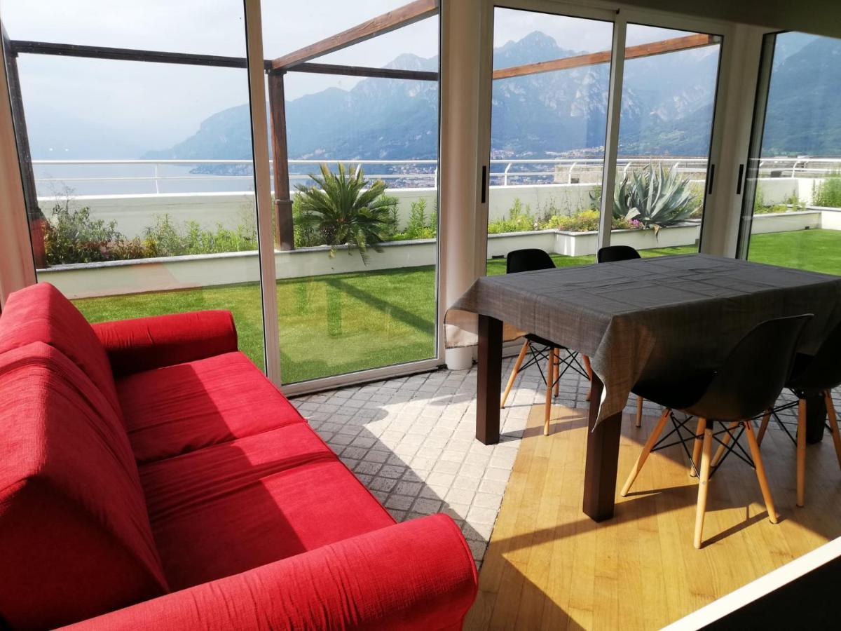 Attico With Big Terrace In Residence With Pool Valbrona Екстер'єр фото