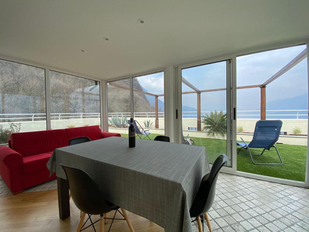 Attico With Big Terrace In Residence With Pool Valbrona Екстер'єр фото