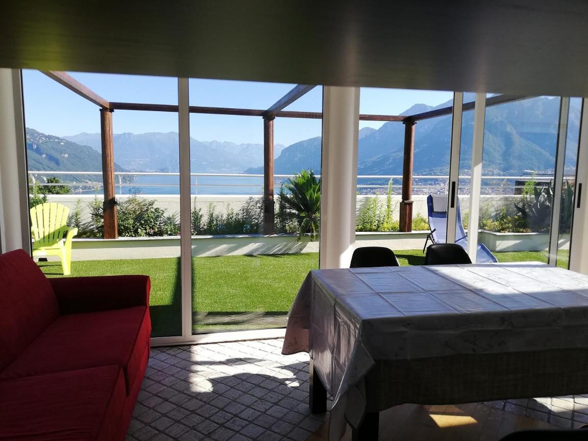 Attico With Big Terrace In Residence With Pool Valbrona Екстер'єр фото