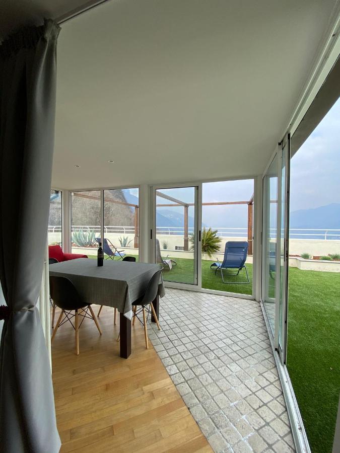 Attico With Big Terrace In Residence With Pool Valbrona Екстер'єр фото