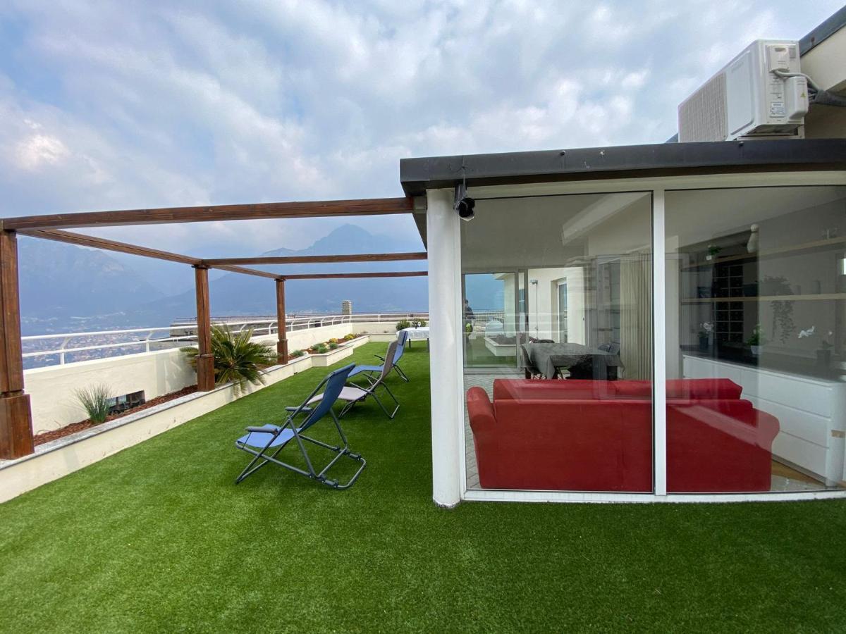 Attico With Big Terrace In Residence With Pool Valbrona Екстер'єр фото
